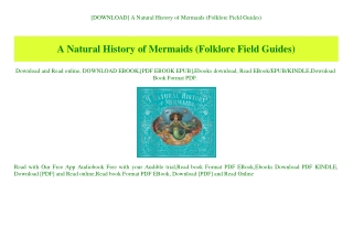 [DOWNLOAD] A Natural History of Mermaids (Folklore Field Guides) (DOWNLOAD E.B.O.O.K.^)