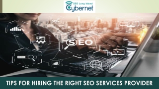 Tips for Hiring the Right SEO Services Provider