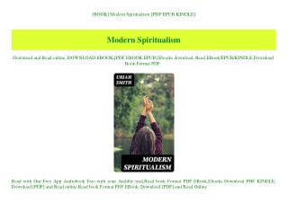 [BOOK] Modern Spiritualism [PDF EPUB KINDLE]