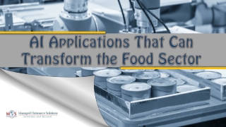 AI Applications That Can Transform the Food Sector