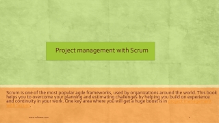 Project management with Scrum
