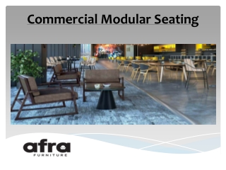 Commercial Modular Seating