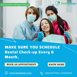 Schedule your dental check-up | Best Dental Clinic in Yelahanka | Dental Sage