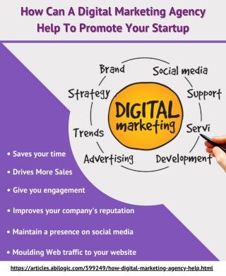 How Can A Digital Marketing Agency Help Promote Your Startup?