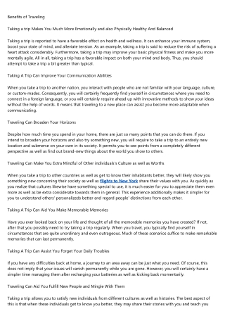 The Ugly Truth About fly to New York