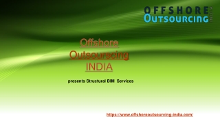 Structural BIM Services - Offshore Outsourcing India