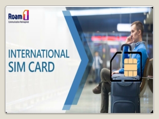 International Sim Cards From India | Roam1 Telecom