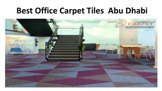 Best Office carpet tiles in Abu Dhabi