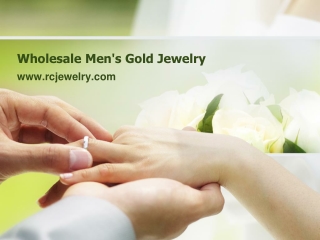 Best Wholesale Men Gold Jewelry - www.rcjewelry.com