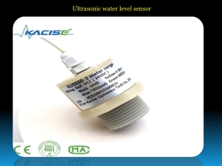 Ultrasonic water level sensor