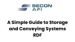 A Simple Guide to Storage and Conveying Systems RDF