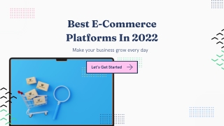 Best E-Commerce Platforms In 2022