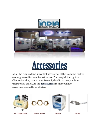 Accessories of plast