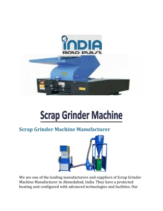 Scrap Grinder Machine