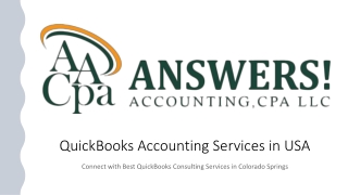 Get QuickBooks Accounting Services for Small Businesses