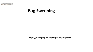 Bug Sweeping Sweeping.co.uk.......