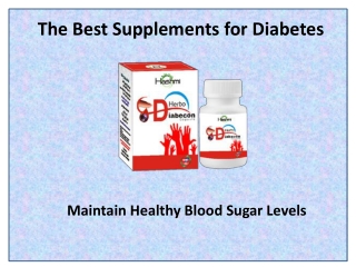 Fight Diabetes Naturally with Herbo Diabecon Capsule