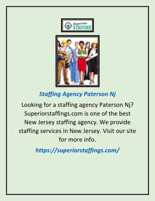 Staffing Agency Paterson Nj