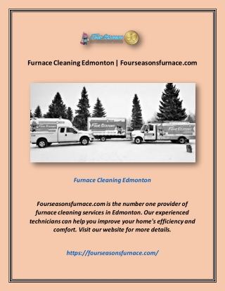 Furnace Cleaning Edmonton | Fourseasonsfurnace.com