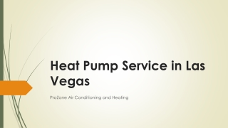 Heat Pump Service in Las Vegas