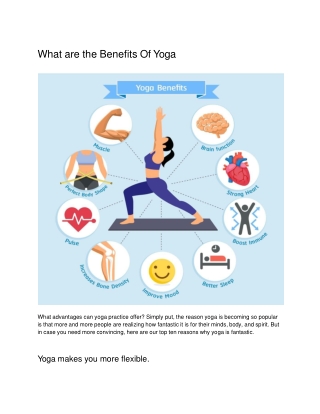 Benefits Of Yoga