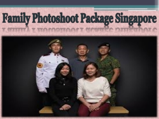 Family Photoshoot Package Singapore