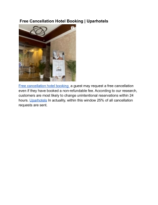 _Free Cancellation Hotel Booking _ Uparhotels