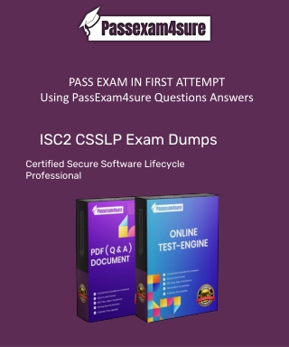 PassExam4Sure | Updated CSSLP  Dumps PDF Verified by ISC2