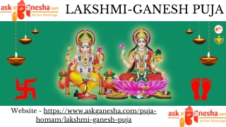LAKSHMI-GANESH PUJA