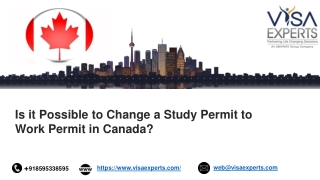 Is it Possible to Change a Study Permit to Work Permit in Canada