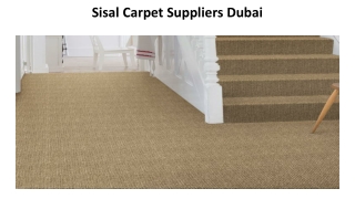 Sisal Carpet Suppliers Dubai