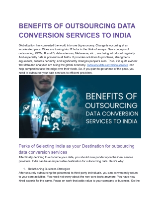BENEFITS OF OUTSOURCING DATA CONVERSION SERVICES TO INDIA.docx