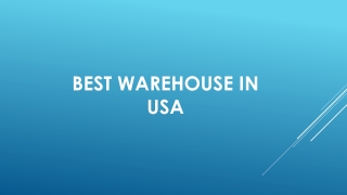 best warehouse in USA