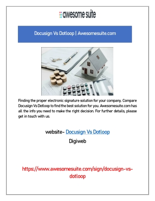 Docusign Vs Dotloop | Awesomesuite.com