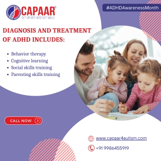 Diagnosis and treatment of ADHD | Best ADHD Treatment in Bangalore | CAPAAR