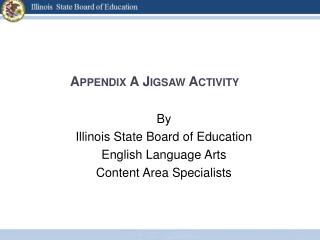 Appendix A Jigsaw Activity