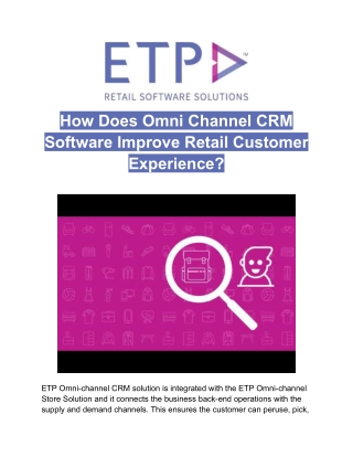 How Does Omni Channel CRM Software Improve Retail Customer Experience?