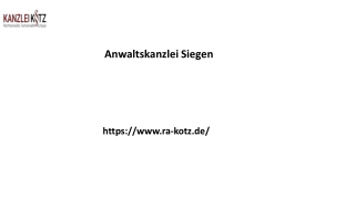 Anwaltskanzlei Siegen Ra-kotz.de.......