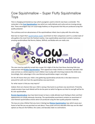 Cow Squishallows