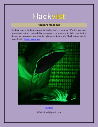 Hackers Near Me  Hackvist