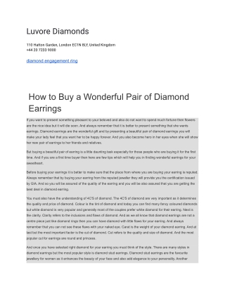 Luvore Diamonds