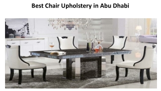 Best Chair Upholstery