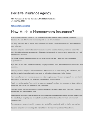 Decisive Insurance Agency