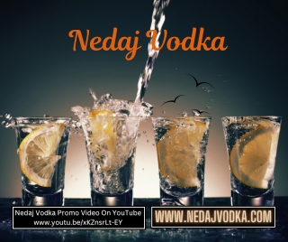 Nedaj Vodka - Black owned vodka