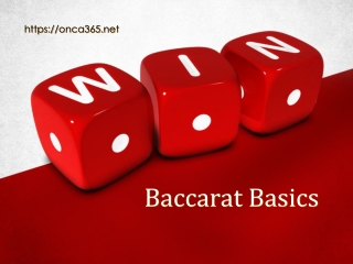 3. Baccarat Basics