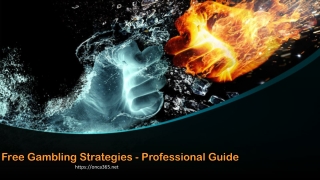 9.Free Gambling Strategies - Professional Guide