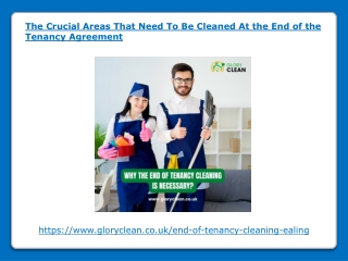 Crucial Areas Need To Cleaned At the End of the Tenancy Agreement