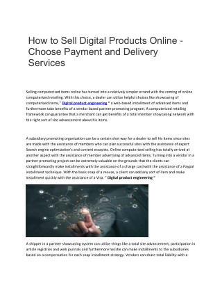 digital product engineering