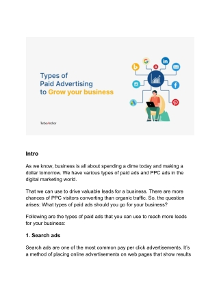 8 Best! Types of Paid Ads Which You Can Go For