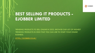 Best Selling IT Products - Ejobber Limited